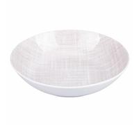 Set 6 Piatto fondo in porcellana, grigio, Texture