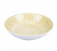 Set 6 Piatto fondo in porcellana, verde lime, Texture