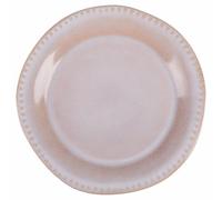 Set 6 Piatto frutta in gres, beige bordo decorato, The Market