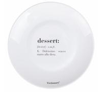 Set 6 Piatto frutta tondo 20,5 cm in vetro opalino, Victionary Dessert