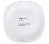 Set 6 Piatto piano quadrato 28x28 cm, Victionary Polpetta