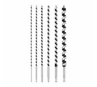 SET 6 PUNTE PER TRAPANO TASSELLATORE PUNTALE TRIVELLA AUTOFILETTANTE LEGNO 460MM