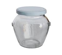 Set 6 pz barattolo vasetto orcio in vetro 580 con tappo