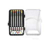 Set 6 Pz Cacciaviti di precisione Torx lunghezza 105 mm da T3 a T8 Valex 1453495