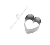 SET 6 PZ FORME A CUORE PER DOLCI BISCOTTI CAKE DESIGN STAMPINI TORTE 6 CM 98932