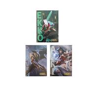 Set 6 Quadernoni League of Legends 5mm a Quadretti Carta 100gr Formato A4