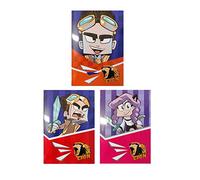 Set 6 Quadernoni Lyon Gamer a Quadretti 5mm Carta 100gr Formato A4
