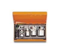 Beta 902R/C6 - Serie di 6 raccordi per chiavi a bussola in cassetta di lamiera