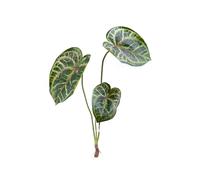 Set 6 Rami Artificiali Caladium con 3 Diramazioni H 65 cm