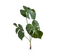 Set 6 Rami Artificiali Monstera con 3 Diramazioni H 65 cm