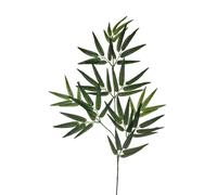 Set 6 Rami Bamboo Artificiale a 3 Diramazioni Altezza 72 cm Verde