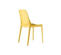Set 6 Sedie GINEVRA 2334 Scab Design Plastica Impilabili Bar Giardino