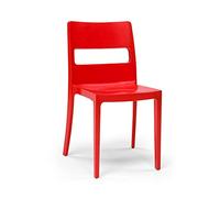 Set 6 Sedie Sai Scab Design Impilabili Moderne in Polipropilene Cucina Soggiorno