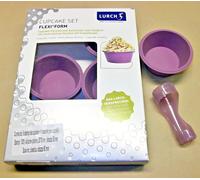 Set 6 Stampi per Muffin e Cupcake in Silicone Platinico Lurch + Scavino LU 85073