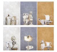 Set 6 Strofinacci cucina arte canovacci in cotone 6873