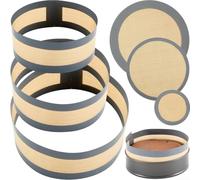 Set 6 Tappetini Cottura Silicone Antiaderenti per Dolci e Pane Resistenza Termica Elevata (0.7mm)