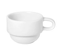 Set 6 Tazze Caffè Impilabili 90 cc Porcellana - Senza Piattino - Tabletop