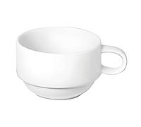 Set 6 Tazze Cappuccino Impilabili 270 cc Porcellana - Senza Piattino - Tabletop