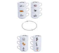 Set 6 tazzine caffè 100 ml, Before&After