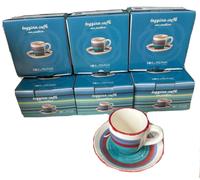 SET 6 TAZZINE CAFFE' ROSE E TULIPANI