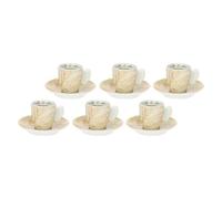 Set 6 tazzine espresso in porcellana Limited Edition 2024