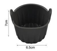 Set 6 Tezze da Forno in Silicone per Cottura Uova e Muffin in per Friggitrice ad