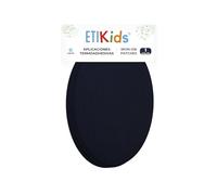 Set 6 Toppe Termoadesive Blu Navy - Facile da Stirare e Resistenti al Lavaggio - Ginocchiere per proteggere vestiti - Versatili per Decorazioni e Riparazioni, Blu, Piccola, Ferro, 16 x10 cm. RP1
