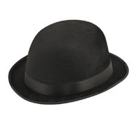 Set 5 x Nero Bombetta Cappelli Cervo Notte Charlie Chaplin Vittoriano Costume