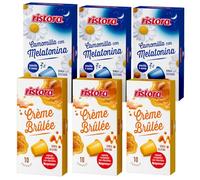 Set 60 Capsule Ristora - 30 Crème Brûlée + 30 Camomilla - Compatibili con Macchine ad uso domestico Nespresso* - Bevande Solubili - 100% Made in Italy - Prodotto Originale