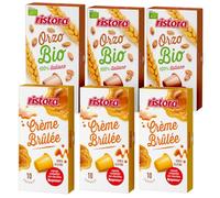 Set 60 Capsule Ristora - 30 Crème Brûlée + 30 Orzo - Compatibili con Macchine ad uso domestico Nespresso* - Bevande Solubili - 100% Made in Italy - Prodotto Originale