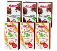 Set 60 Capsule Ristora miste compatibili con le Macchine ad uso domestico Nespresso* 30 cioccolatino 30 orzo