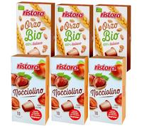 Set 60 Capsule Ristora miste compatibili con le Macchine ad uso domestico Nespresso* 30 orzo 30 nocciolino