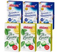 Set 60 Capsule Ristora miste compatibili con le Macchine ad uso domestico Nespresso* 30 the al limone 30 camomilla