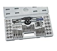 SET MASCHI E FILIERE 60 PZ IN ACCIAIO LEGATO METRICI UNC UNF FERVI M101