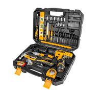 SET 65PZ CASSETTA COMPLETA ASSORTITA CON AVVITATORE 12V TOLSEN