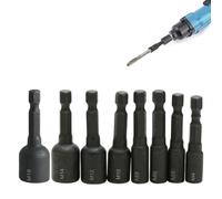 Set 6pz Adattatore Presa Rubinetto Vite 14 Pollici Gambo Esagonale per Trapano E