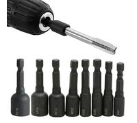 Set 6pz Barra Prolunga Presa Rubinetto Vite Compatibile con Trapano Elettrico Ma