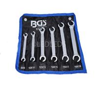 SET 6pz CHIAVI ESAGONALI APERTE RACCORDI TUBI FRENI PIEGATE BGS 1745 TUBO FRENO