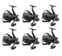 Set 6x DAM Quick Runshift 3L 5000FS Freilaufrolle Inclusa Camo Schnur