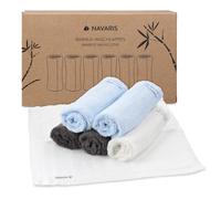 Set 6x Mini Asciugamani 25 x 25 cm Salviette Lavabili Neonati e Cura Viso