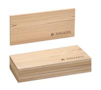 Set 6x Tavole Affumicatura BBQ 30x15cm - Tavola Legno Cedro per Affumicare