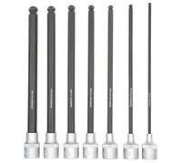 Set 7 Bondhus ProHold Kugelk. Punte 182,88 cm (1/8-3/243,84 cm) di serraggio in Blister 43845