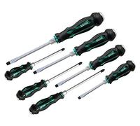 SET 7 CACCIAVITI CON MANICO BATTENTE IN ACCIAIO CHROME VANADIUM CALAMITATI