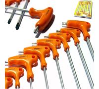 SET 7 CHIAVI CHIAVINI TORX A T PROFESSIONALI MANICO MODELLO A T FAI DA TE