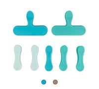 Set 7 clips chiudi pacco misure assortite, SìChef