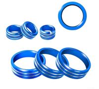 Set 7 Copri Manopole in Lega di Alluminio per Interni Auto | Set 7 , , compatibilità perfetta GR86 per brz, finitura premium