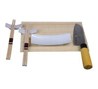 Set 7 Pezzi per Sushi in Bamboo Cucina Orientale Sala da Pranzo Kit Aperitivo