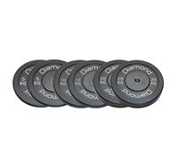 Set 70 kg Dischi bumper Diamond Professional foro 50 mm