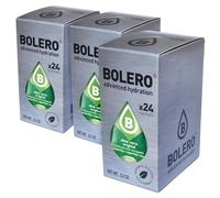 SET 72 BOLERO DA 3 GRAMMI Aloe Vera Original Preparato istantaneo polvere solubile in bustine Sticks per Bevande con Stevia e Vitamina C e Senza Zucchero ideale per fitness e diete
