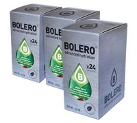 SET 72 BOLERO DA 3 GRAMMI Aloe Vera Pomegranat Preparato istantaneo polvere solubile in bustine Sticks per Bevande con Stevia e Vitamina C e Senza Zucchero ideale per fitness e diete